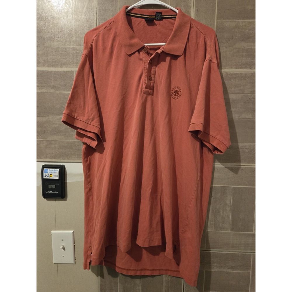 Harley Davidson‎ Motorcycles Polo Shirt Mens Size XL Red Maroon Skull Logo